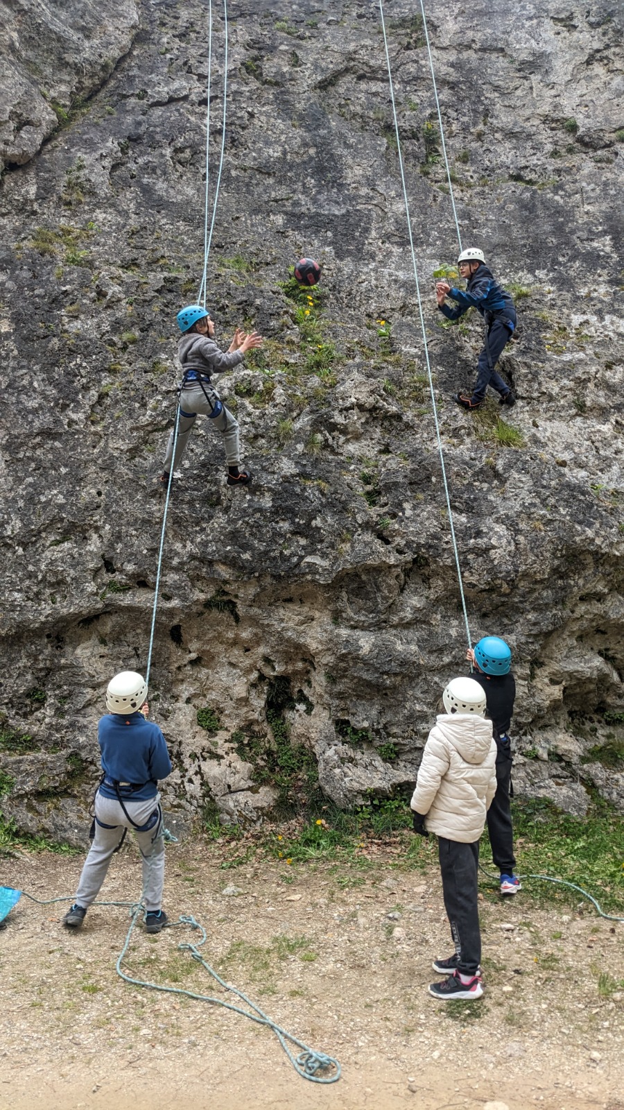 Sortie escalade en falaise