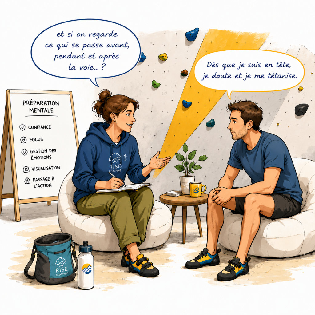 Mental — escalade avec Rise à Annecy